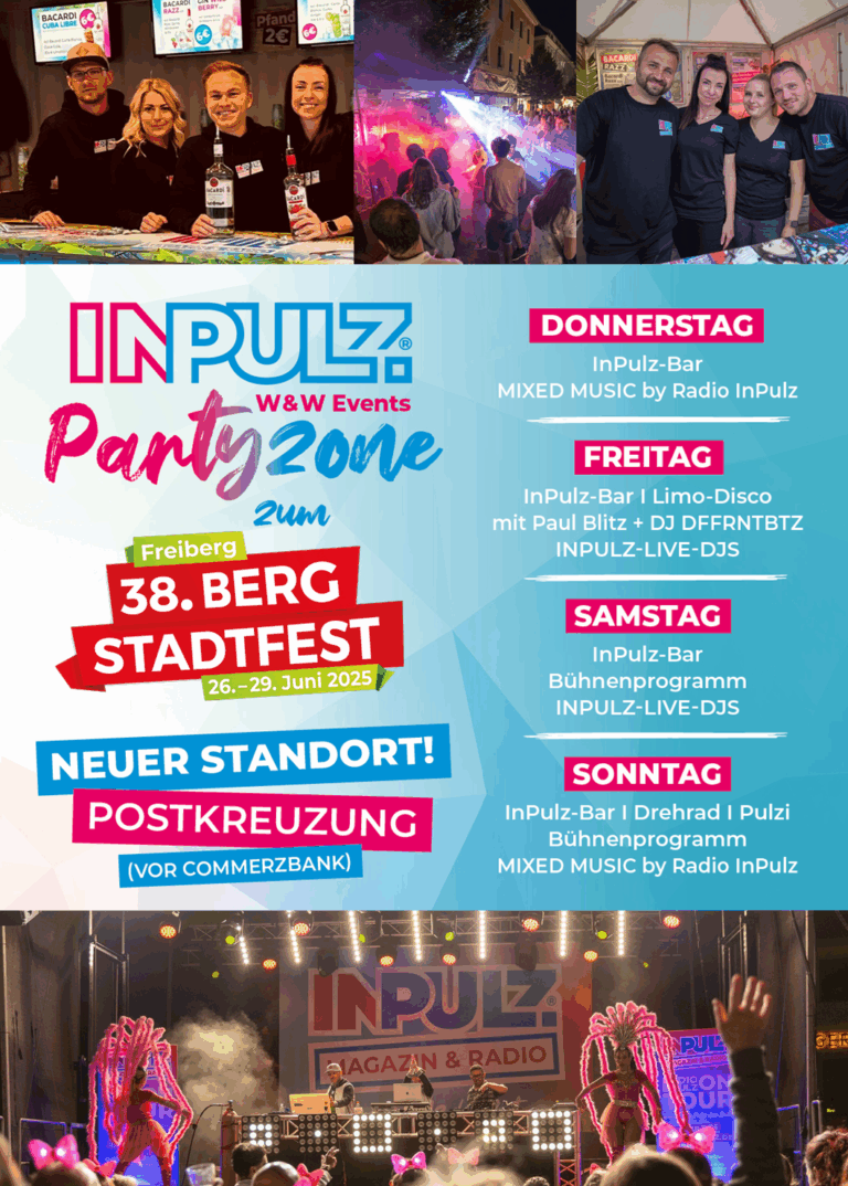 Mehr über den Artikel erfahren InPulz beim Bergstadtfest Freiberg 2025