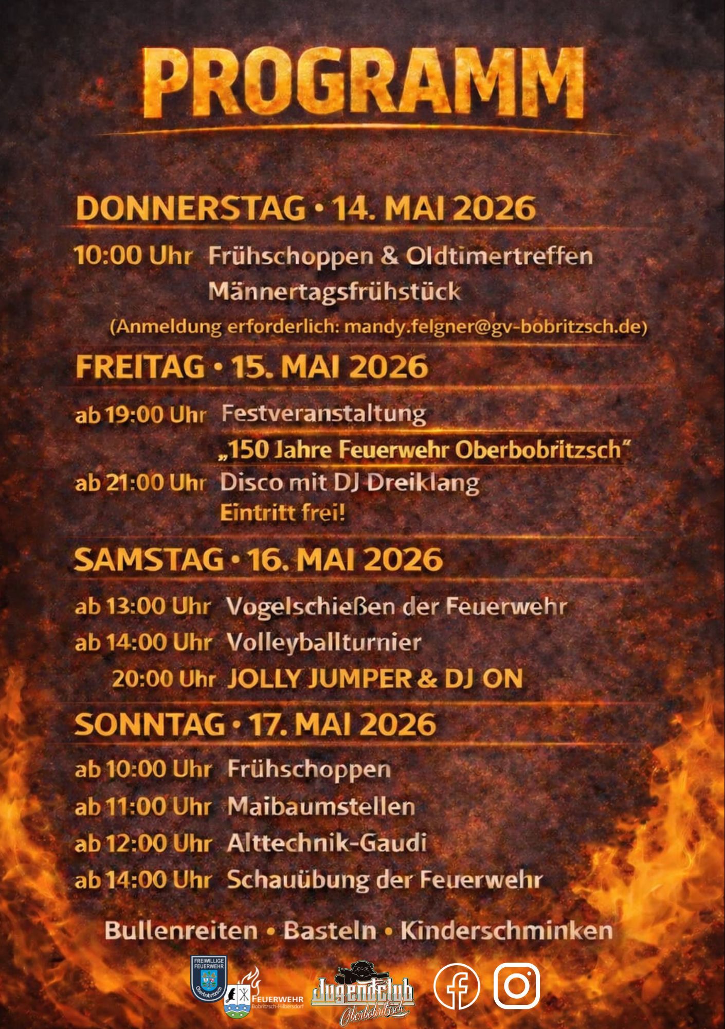 150 Jahre Freiwillige Feuerwehr Oberbobritzsch