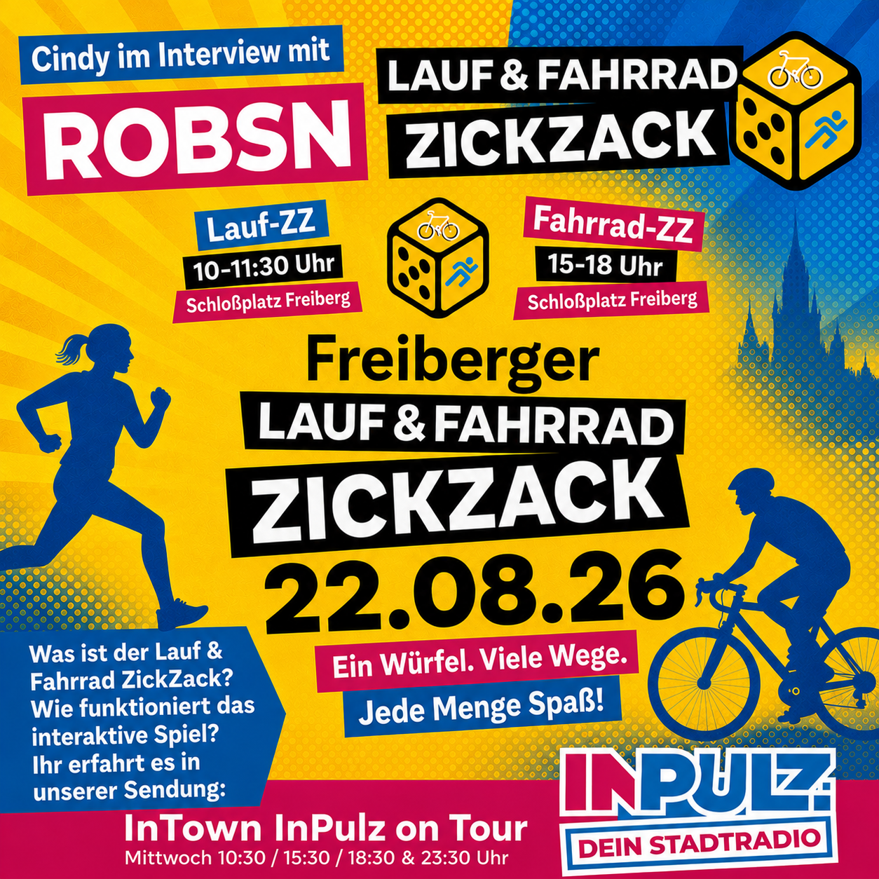Du betrachtest gerade InPulz On Tour beim Lauf & Fahrrad ZickZack