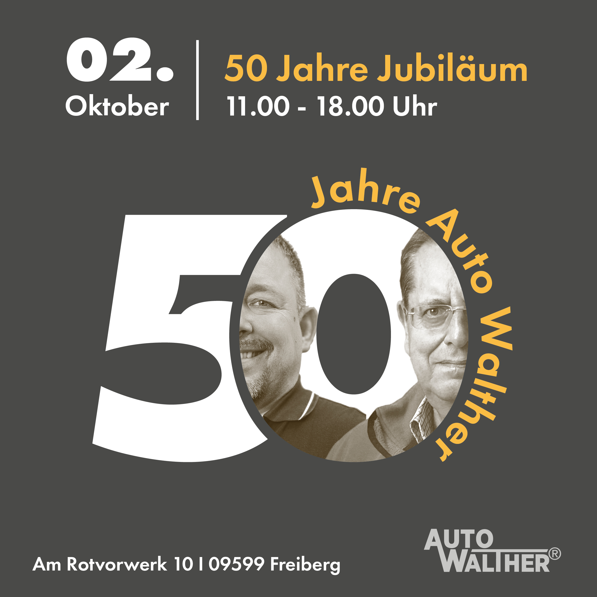 50 Jahren Auto Walther in Freiberg - Tag der offenen Tür