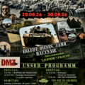 Militärfahrzeug-Treffen: 28.08. (17 Uhr) - 30.08.26 (12 Uhr) Halsbrücke