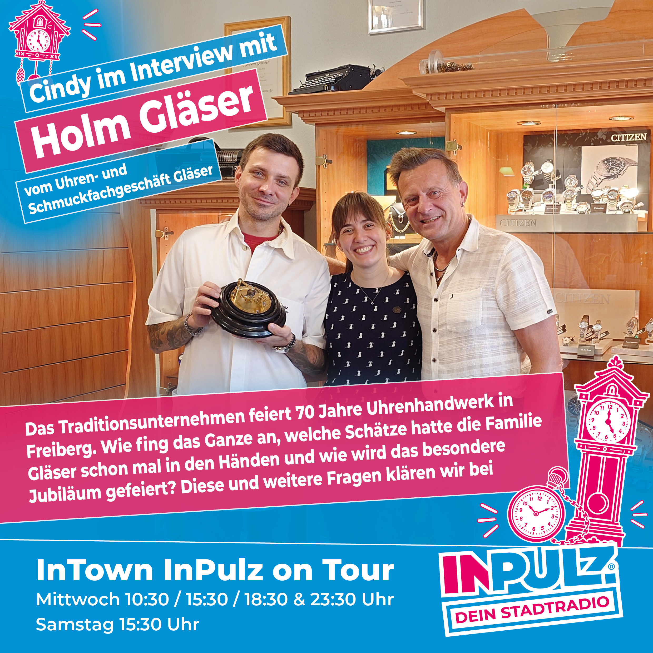 Du betrachtest gerade InTown on Tour beim Uhrmacher mit Tradition